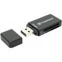 Картрідер Transcend USB 3.0 SDHC/SDXC/microSDHC/SDXC, Black (TS-RDP5K)