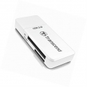 Картридер Transcend USB 3.0 SDHC/SDXC/microSDHC/SDXC, White (TS-RDF5W)