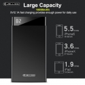 Асс.Портативна батарея Jellico ZS-15 Li-Pol LCD 10000 mAh (Black)