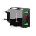 Асс. Сетевое ЗУ Powstro 2 Ports USB Charger Black (HKL-USB29)