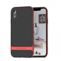 Acc. Чехол-накладка для iPhone Xs Max Rock Royce Series (Металл/Силикон) (Красный/Черный)