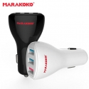 Acc.    Marakoko 3-Port USB Car Charger 2.4A+3A Black (MAC6)
