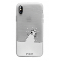 Acc. Чехол-накладка для iPhone X Caseier Snowman (Силикон) (Разноцветный)