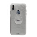Acc. Чехол-накладка для iPhone X Caseier Christmas Light Bulb (Силикон) (Разноцветный)