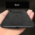 Acc. Чехол-накладка для iPhone Xs Max TGM Luxury Batman Case (Текстиль/Силикон) (Черный)
