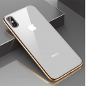 Acc. Чехол-накладка для iPhone Xs TGM DigRepair Case (Силикон) (Прозрачный/Золотой)