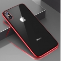 Acc. Чехол-накладка для iPhone XR TGM DigRepair Case (Силикон) (Прозрачный/Красный)