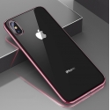 Acc. Чехол-накладка для iPhone XR TGM DigRepair Case (Силикон) (Прозрачный/Розовый)