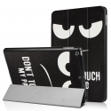 Acc. Чехол для iPad Pro 9.7 iBuyiWin Slim Folding Case Don't Touch (Экокожа) (Черный/Белый)