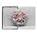 Acc. Чехол-книжка для iPad Pro 10.5 MTT 3D Wall Hole Case (Кожа/Поликарбонат) (Серый/Красный)