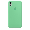 Acc. Чехол-накладка для iPhone Xs Apple Case (Силикон) (Мятный) (MVF52ZM)