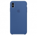 Acc. Чехол-накладка для iPhone Xs Apple Case(Copy) (Силикон) (Синий) (MNRL2FE)
