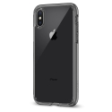 Acc. Чехол-накладка для iPhone X SGP Ultra Hybrid (Поликарбонат) (Прозрачный/Серый) (057CS22131)
