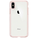 Acc. Чехол-накладка для iPhone Xs Max SGP Ultra Hybrid (Поликарбонат) (Прозрачный/Розовый) (065CS251