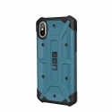 Acc. Чехол-накладка для iPhone Xs Max UAG Pathfinder Slate (Поликарбонат/Силикон) (Черный/Голубой)