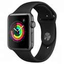 Часы Apple Watch Series 3 GPS 38mm Space Gray with Black with Sport Band (MTF02)
