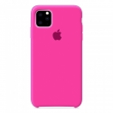 Acc. Чехол-накладка для iPhone 11 Pro Max Apple Case(Copy) (Силикон) (Малиновый)