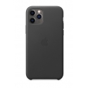 Acc. Чехол-накладка для iPhone 11 Pro Max Apple Case (Кожа) (Черный) (MXOE2ZM)