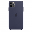 Acc. Чехол-накладка для iPhone 11 Pro Max Apple Case (Силикон) (Тёмно-синий) (MWYW2ZM)
