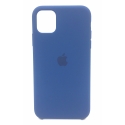 Acc. Чехол-накладка для iPhone 11 Apple Case(Copy) Alaska Blue (Силикон) (Синий)