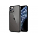 Acc. Чехол-накладка для iPhone 11 Pro Max SGP Ultra Hybrid Matte Black (Поликарбонат) (Прозрачный/Че