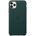 Acc. Чехол-накладка для iPhone 11 Pro Max Apple Case Pine Green (Кожа) (Тёмно-зеленый) (MXOC2ZM)