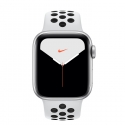 Часы Apple Watch Series 5 40mm Aluminum Nike+ Platinum/Black Nike Sport Band (MX3R2)
