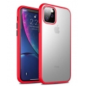 Acc. Чехол-накладка для iPhone 11 iPaky Bright Series (Поликарбонат/Силикон) (Прозрачный/Красный)