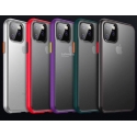 Acc. Чехол-накладка для iPhone 11 iPaky Bright Series (Поликарбонат/Силикон) (Прозрачный/Фиолетовый)