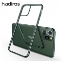 Acc. Чехол-накладка для iPhone 11 Pro TGM Hadinas Ultra Thin (Силикон) (Прозрачный/Темно-зеленый)