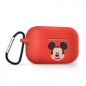 Acc. Чехол для AirPods Pro TGM Mickey Mouse (Силикон) (Красный/Черный)