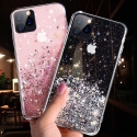 Acc. Чехол-накладка для iPhone 11 Pro TGM Lovebay Glitter Bling (Карбон) (Светло-розовый)
