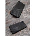 Acc. Чехол-накладка для iPhone XR TGM Exclusive Leather Case (Кожа) (Черный)