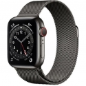 Часы Apple Watch Series 6 GPS + Cellular 40mm Graphite STEEL Case w. Graphite Milanese L. (MG2U3)