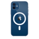 Acc. Чехол-накладка для iPhone 12/12 Pro Apple Case MagSafe (Силикон) (Прозрачный) (MHLM3)