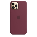 Acc. Чехол-накладка для iPhone 12/12 Pro Apple Case MagSafe (Силикон) (Бордо) (MHL23)