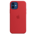 Acc. Чехол-накладка для iPhone 12/12 Pro Apple Case MagSafe (Силикон) (Красный) (MHL63)
