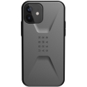 Acc. Чехол-накладка для iPhone 12/12 Pro UAG Civilian Silver (Поликарбонат/Силикон) (Серый/Черный) (