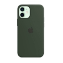 Acc. Чехол-накладка для iPhone 12 mini Apple Case Cyprus Green (Copy) (Силикон) (Тёмно-зеленый)