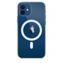 Acc. Чехол-накладка для iPhone 12/12 Pro Apple Case MagSafe (Copy) (Силикон) (Прозрачный)
