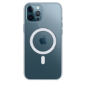 Acc. Чехол-накладка для iPhone 12 Pro Max Apple Case MagSafe (Copy) (Силикон) (Прозрачный)