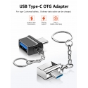 Асс. Переходник-адаптер TGM USB to Type-C Fonken (Silver) (0,01m)