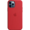 Acc. Чехол-накладка для iPhone 12/12 Pro Apple Case MagSafe (Copy) (Силикон) (Красный)