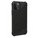 Acc. Чехол-накладка для iPhone 12 Pro Max UAG Metropolis LT (Кожа/Силикон) (Черный) (112360118340)