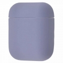 Acc. Чехол для AirPods TGM Ultra Thin Lavender Gray (Силикон) (Сиреневый)