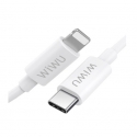 Асс. Кабель WIWU USB-C to Lightning (White) (1,2m) (G90)