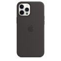 Acc. Чехол-накладка для iPhone 12 Pro Max Apple Case MagSafe (Кожа) (Черный) (MHKM3ZM)