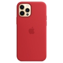 Acc. Чехол-накладка для iPhone 12/12 Pro Apple Case MagSafe Scarlet (Кожа) (Красный) (MHKD3ZE)