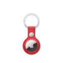 Acc. Чехол для AirTag Apple Leather Key Ring (Кожа) (Красный) (HC)
