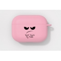 Acc. Чехол для AirPods Pro None Don't Touch My Pods (Силикон) (Розовый)